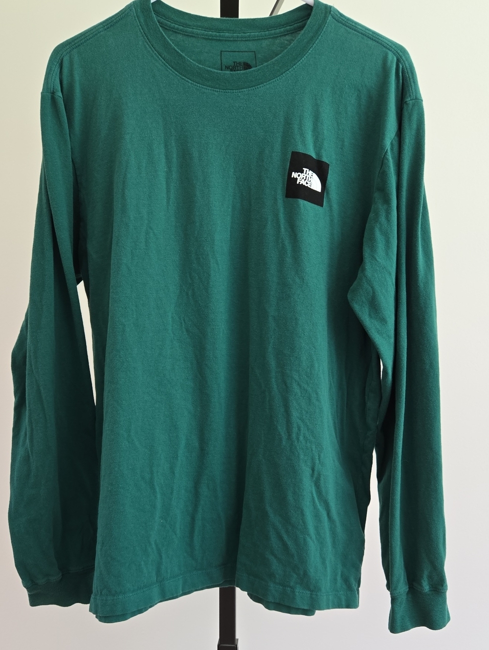 The North Face Long-Sleeve Crew Tee in Teal